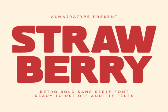 Straw Berry Font